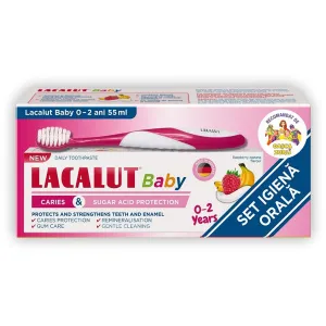Lacalut Baby 0-2 ani pasta de dinti protectie anticarie si zaharuri + Periuta de dinti, Zdrovit Romania