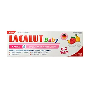 Lacalut Baby 0-2 ani pasta de dinti protectie anticarie si zaharuri, Natur Produkt Zdovit