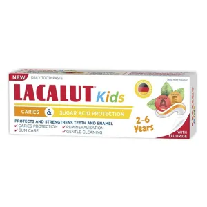 Lacalut Kids 2-6 ani protectie anticarie si zaharuri, 55 ml, Zdrovit Romania