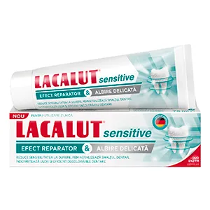 Lacalut Sensitive Whitening pasta de dinti, 75 ml, Natur Produkt Zdovit
