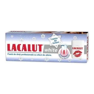 Lacalut White pasta, 75 ml + Ata dentara, 10 m GRATIS, Zdrovit Romania