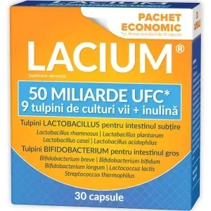 Lacium 50 miliarde UFC,  30 capsule,  Natur Produkt Zdrovit