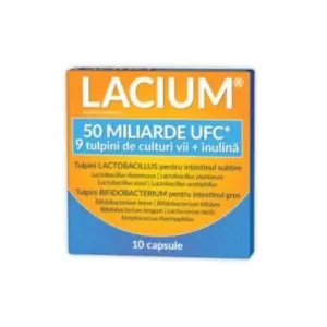 Lacium 50 miliarde UFC, 10 capsule, Natur Produkt Zdrovit