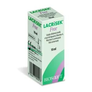 Lacrisek free soluţie oftalmica, 10 ml, Fidia Pharma Romania