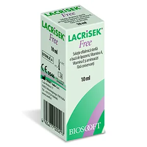 Lacrisek free soluţie oftalmica, 10 ml, Sooft Italia