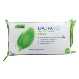 Lactacyd servetele intime Fresh, 15 bucati, Omega Pharma