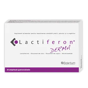 Lactiferon Derma, 30 comprimate gastrorezistente, Nutraceutics