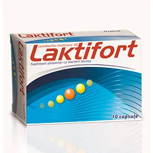 Laktifort, 10 capsule vegetale, Pharmalink