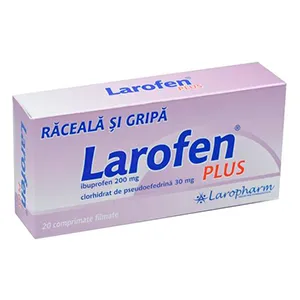 Larofen Plus 200mg/30 mg, 20 comprimate film, Laropharm
