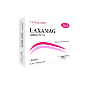 Laxamag 10 mg, 6 supozitoare, Magistra