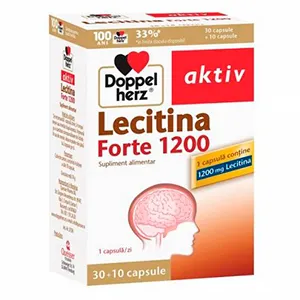 Doppelherz Lecitina forte 1200 mg, 30 capsule+10 capsule GRATIS, Queisser Pharma