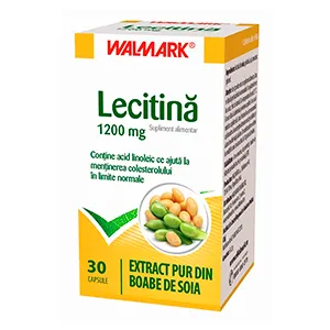 Lecitina 1200 mg, 30 capsule, Walmark Romania
