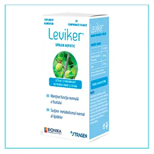 Leviker, 30 comprimate filmate, Pharmalink