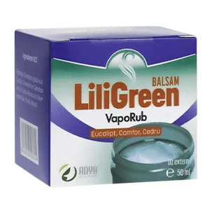 Liligreen VapoRub balsam, 50 ml, Adya Green Pharma