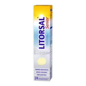 Litorsal Senior, 24 comprimate efervescente