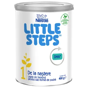 Little Steps 1,  lapte de continuare pentru sugari, de la nastere, 400G, Nestle
