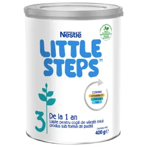 Little Steps 3, lapte pentru copii cu varsta mica, De La 1 An, 400G, Nestle