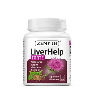 Liver Help Forte pentru sustinerea ficatului, 30 Capsule, Zenyth