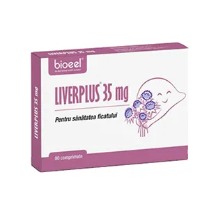 LiverPlus 35 mg, 80 comprimate, Bio Eel