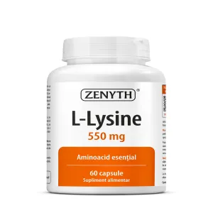 L-Lysine pentru imunitate si suport antiviral, 60 Capsule, Zenyth