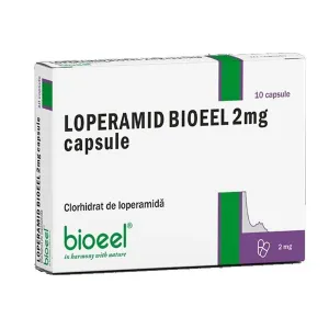 Loperamid Bioeel 2 mg, 10 capsule, Bioeel