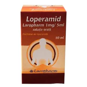 Loperamida 1mg/5ml, solutie orala de 50ml, Laropharm