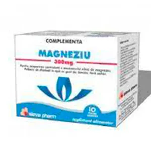 Magneziu, 300 mg, 10 plicuri unidoza, Slavia Pharm