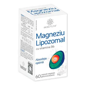 Magneziu Lipozomal, 60 capsule vegetale gastrorezistente, Ac Helcor Pharma  