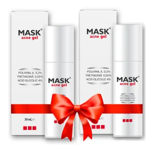 Mask Plus acne gel, 2 x 30 ml, Oferta Speciala, Meditrina Pharmaceuticals