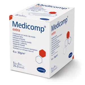 Medicomp comprese extra sterile 5 cm x 5 cm, 50 bucati, Paul Hartmann