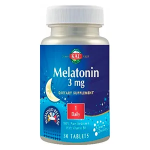 Melatonin 3 mg, 30 tablete cu eliberare prelungita, Secom