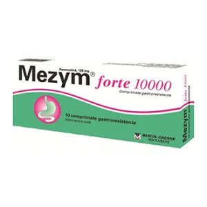 Mezym 10000, 10 comprimate gastrorezistente, Berlin Chemie Ag