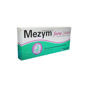 Mezym 20000 U.I., 20 comprimate gastrorezistente, Berlin Chemie Ag