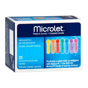 Microlet port-Ace acoperite cu silicon, 25 ace, Pharmalink