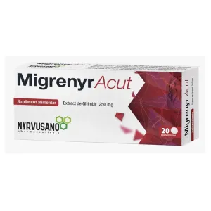 Migrenyr Acut, 20 comprimate, Nyrvusano Pharmaceuticals