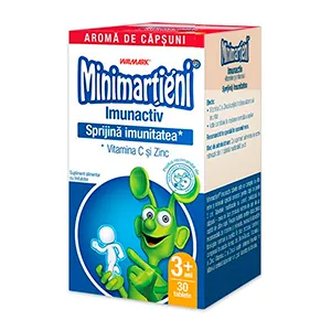 Minimartieni Imunactiv cu aroma de capsuni, 50 tablete, Walmark Romania
