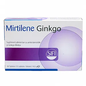Mirtilene Ginkgo, 30 tablete, S.I.F.I.