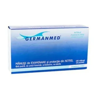 Manusi examinare nitril Germanmed masura L, 100 bucati, Co & Co Consumer