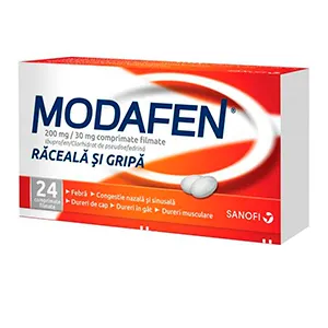 Modafen 200 mg/30 mg, 24 comprimate filmate, Sanofi Romania