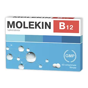 Molekin B12, 60 comprimate filmate, Natur Produkt Zdrovit