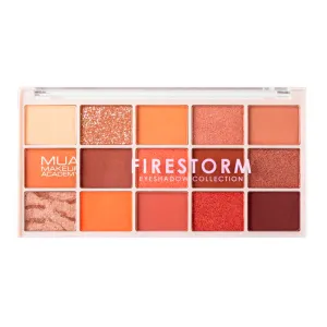 MUA 15 Shade Eyeshadow Palette - Firestorm, 12 g, FB Beauty UK