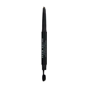 MUA Brow Define Eyebrow Pencil With Blending Brush - Dark Brown, 0,25 g, FB Beauty UK