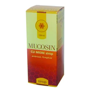 Mucosin miere 15 mg/5 ml sirop, 100 ml, Sanofi Romania