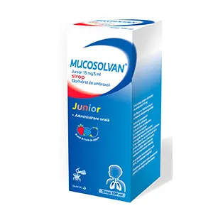 Mucosolvan Junior 15 mg/5 ml sirop, 100 ml, Sanofi Romania