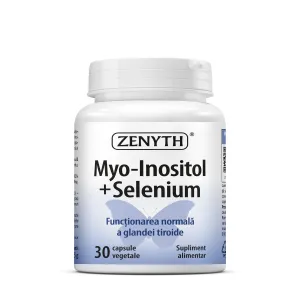 Myo-Inositol si Seleniu pentru echilibru hormonal, 30 Capsule, Zenyth