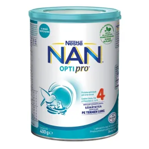 Nan Optipro 4, lapte pentru copii de varsta mica, de la 2 ani, 400G, Nestle
