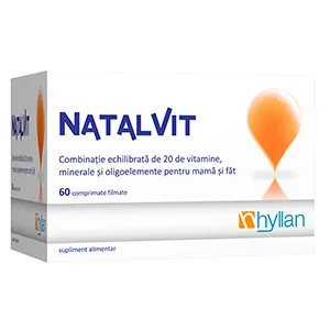 Natalvit, 60 comprimate, Hyllan Pharma