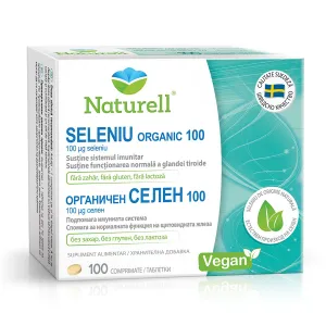 Naturell Seleniu Organic 100 mcg, 100 comprimate, USP Romania