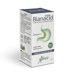 Neobianacid aciditate, reflux, digestie dificila, 14 tablete, Aboca