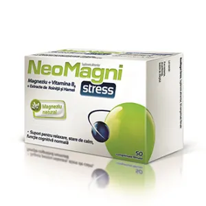 NeoMagni stress, 50 comprimate filmate, Aflofarm Romania